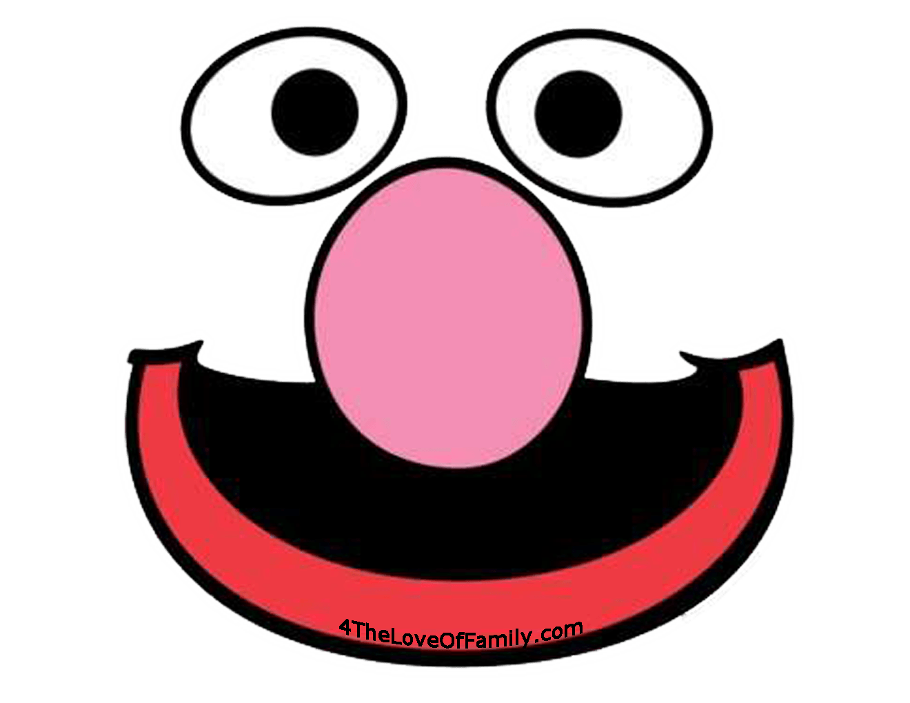 Face clipart elmo. Could use these for