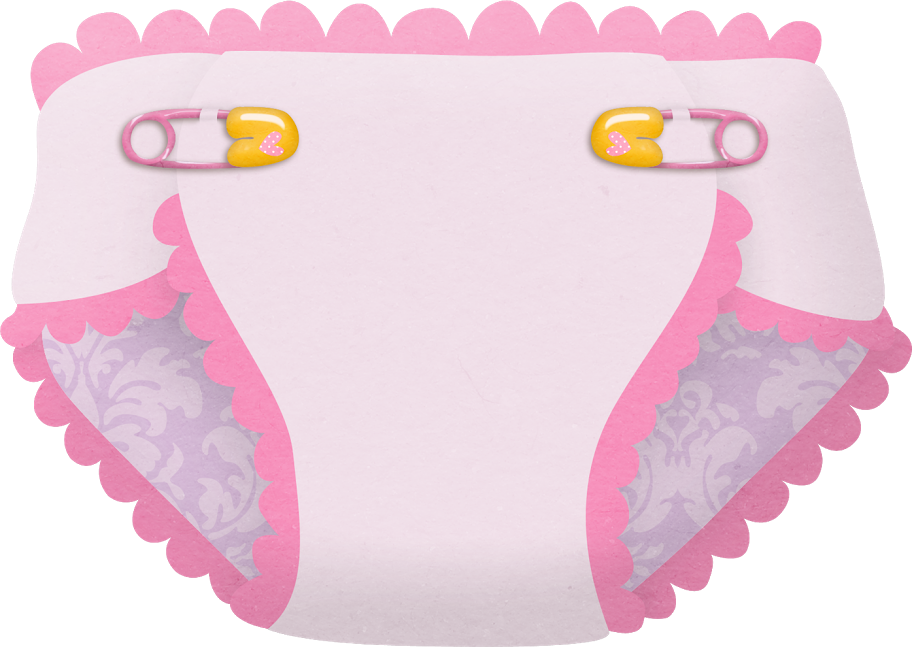pink clipart nappy