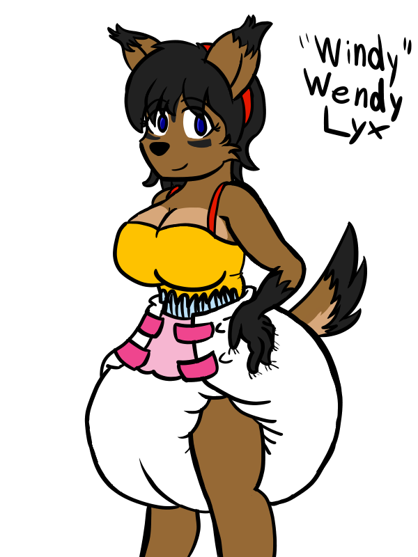 Diaper clipart used diaper. Old oc windy wendy