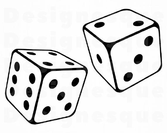 Svg rolling . Dice clipart