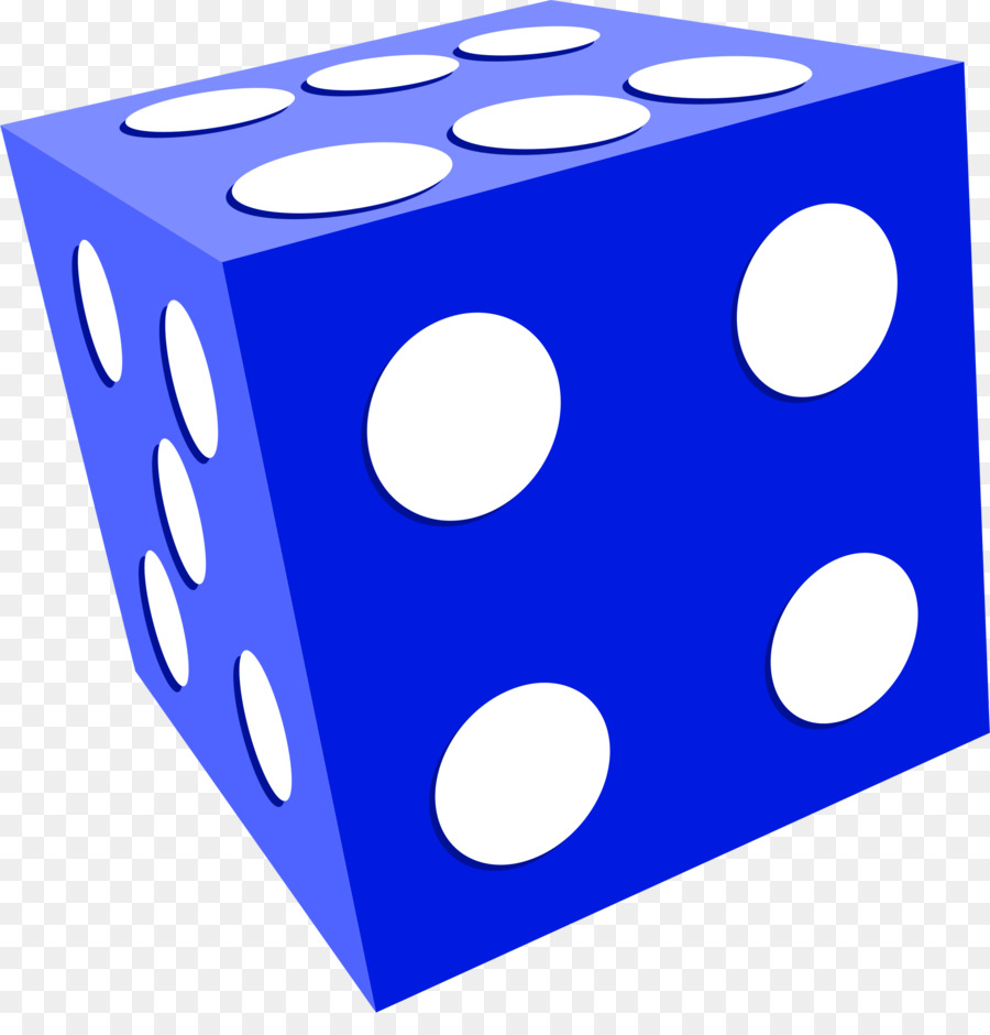 dice clipart blue dice