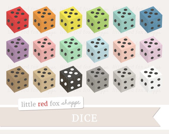 dice clipart board game