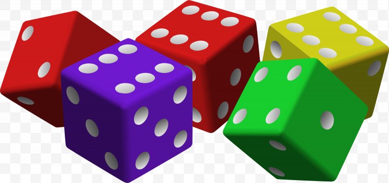 dice clipart cool