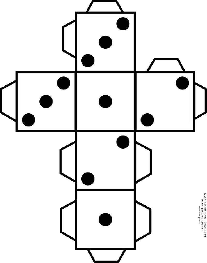 dice clipart cube