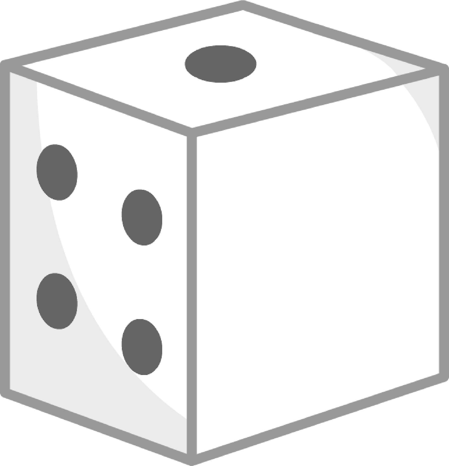 dice clipart dice number