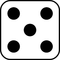 dice clipart five