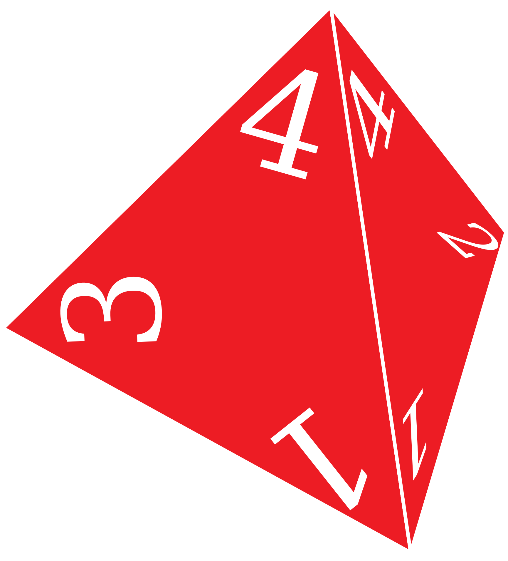 dice clipart four