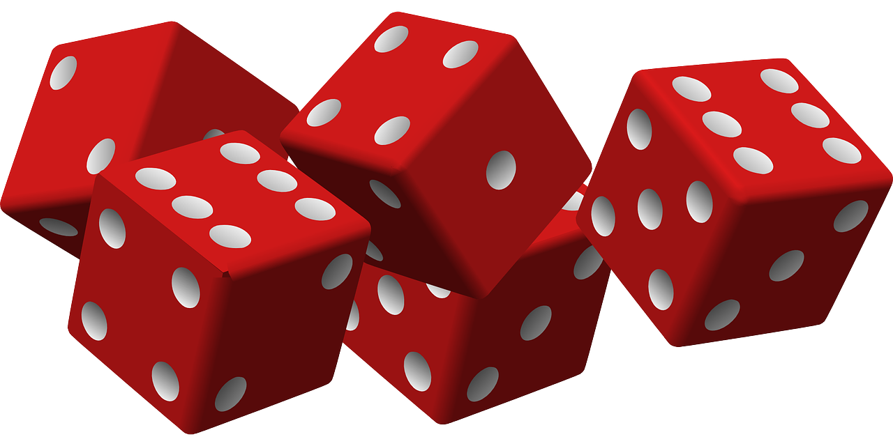 What does the word. Dice clipart individual