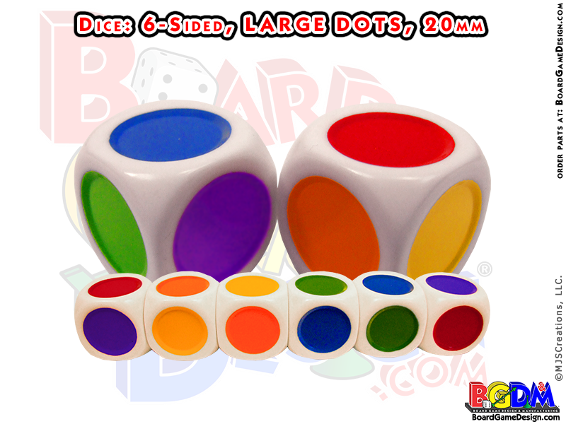 dice clipart large red