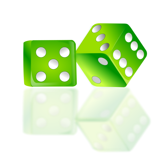 dice clipart number 3