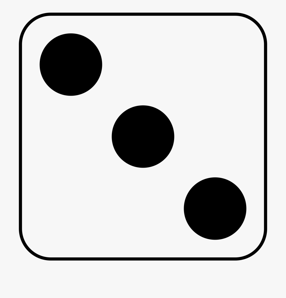 Dice Clipart Number 3 Dice Number 3 Transparent Free For Download On