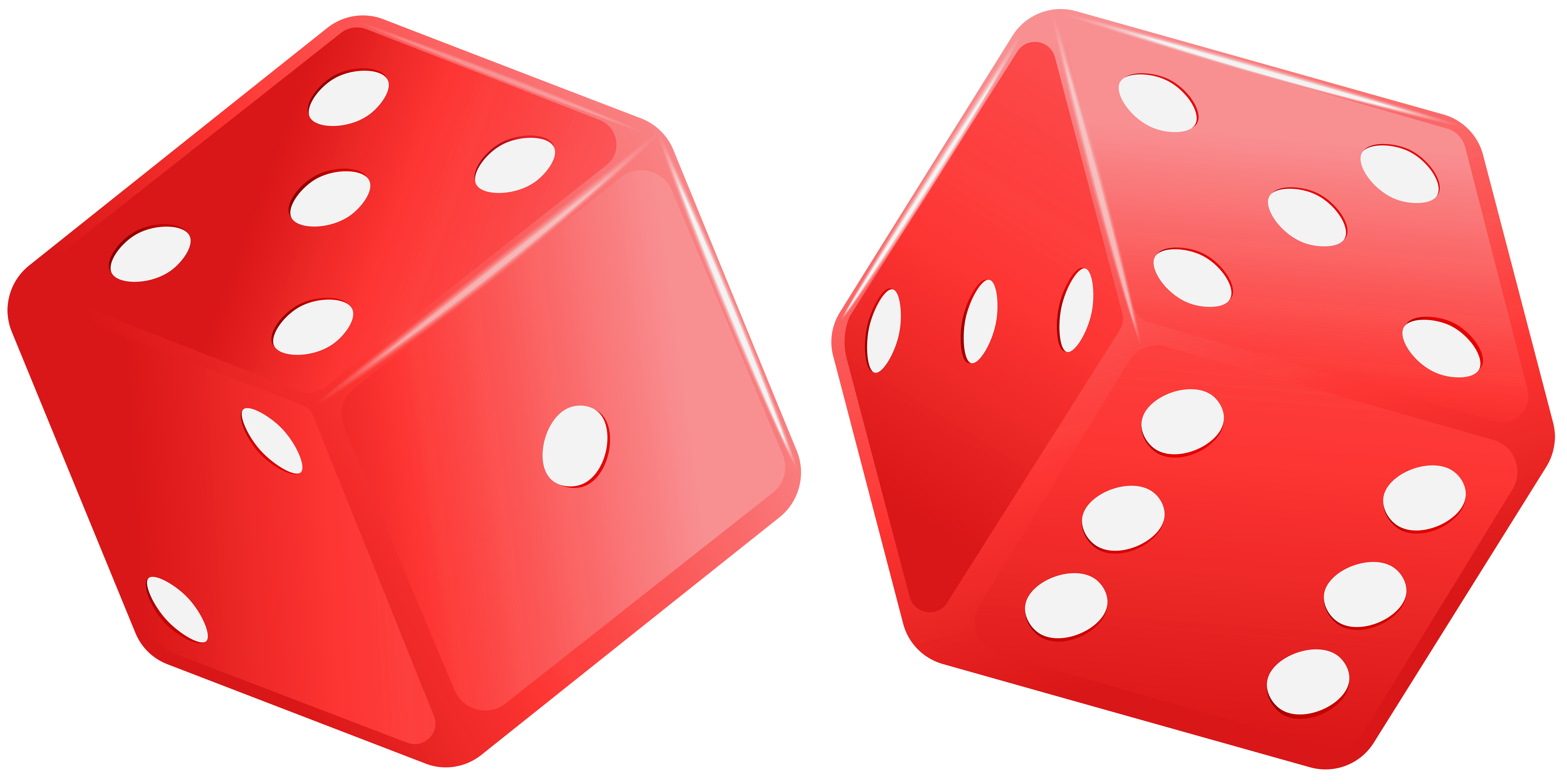 dice clipart pink