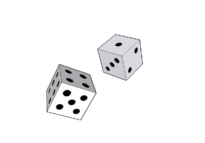 game clipart roll dice