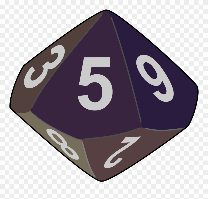 dice clipart sided