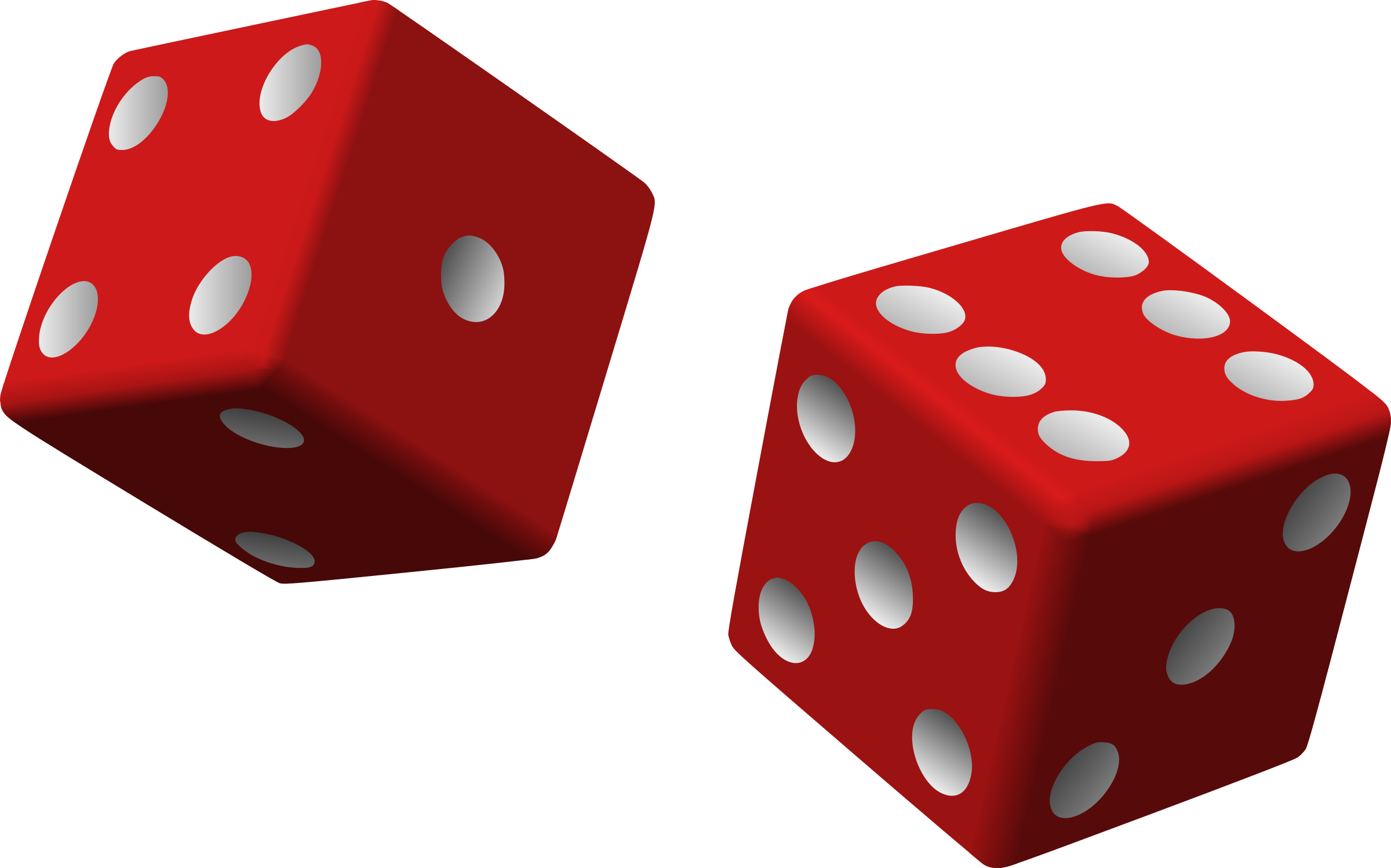 dice clipart stylized