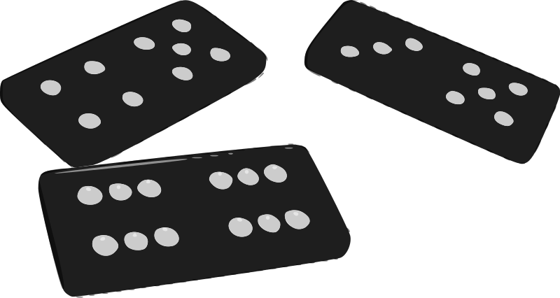 Domino silhouette