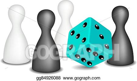 dice clipart turquoise