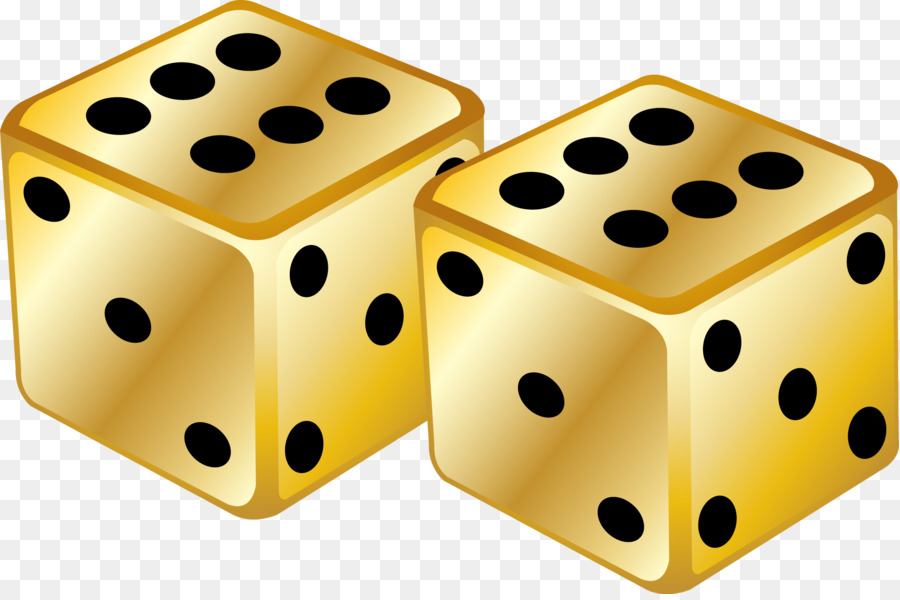Background game transparent . Dice clipart yellow dice
