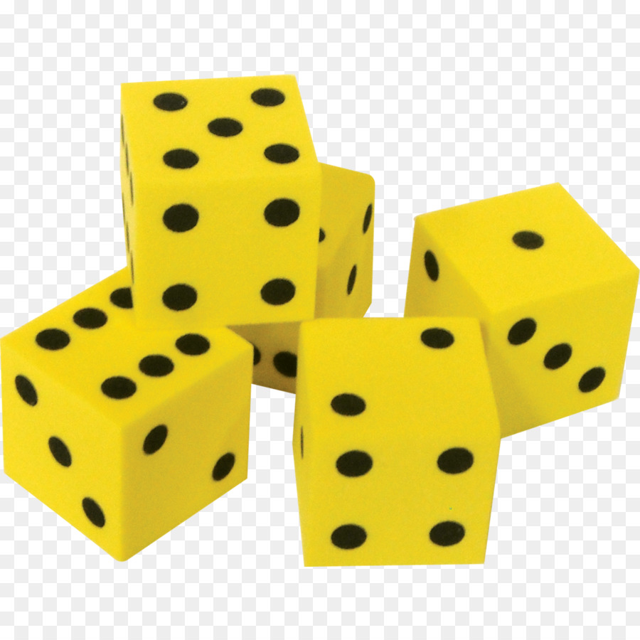 dice clipart yellow dice