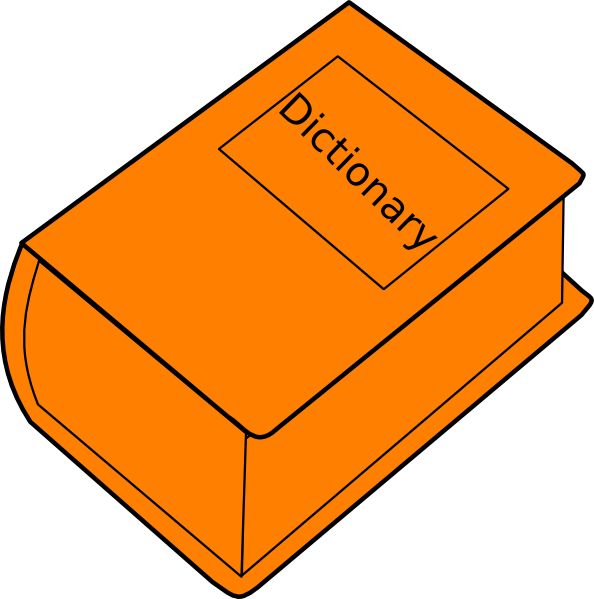 study clipart dictionary