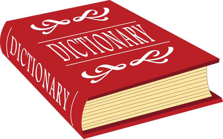 dictionary clipart book report