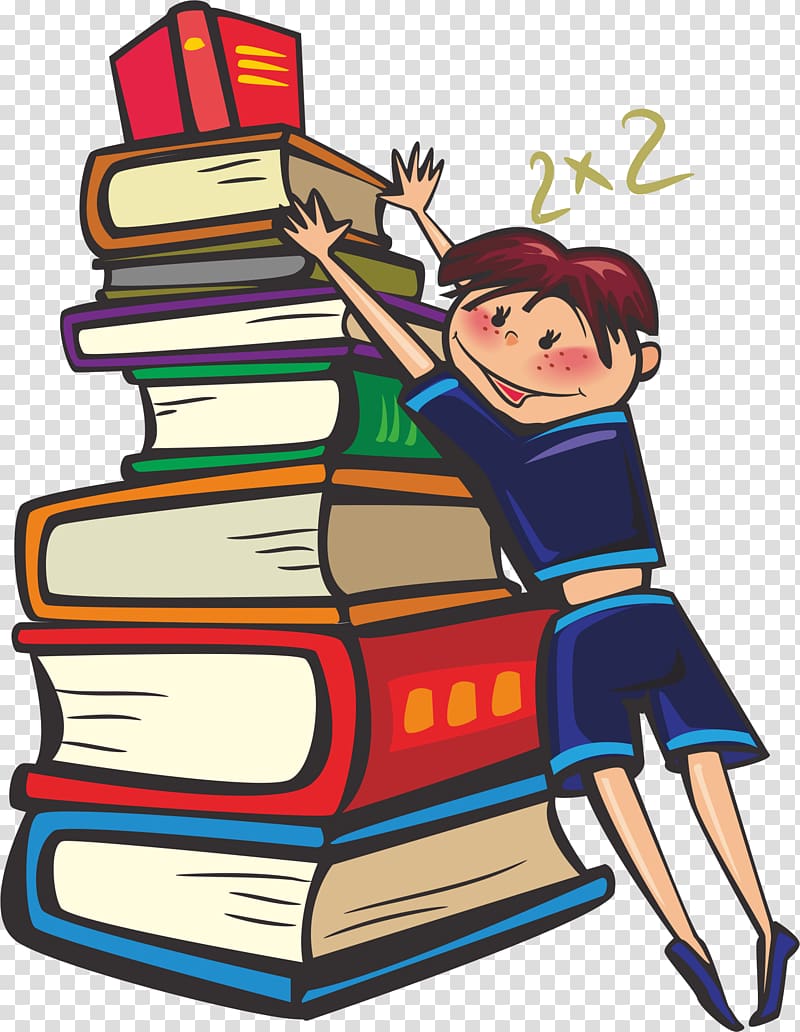 Dictionary clipart educational. Person holding books illustration