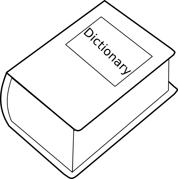 Clip art at clker. Dictionary clipart text citation