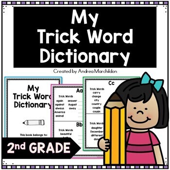 dictionary clipart tricky word