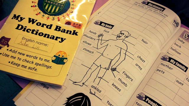 dictionary clipart word bank