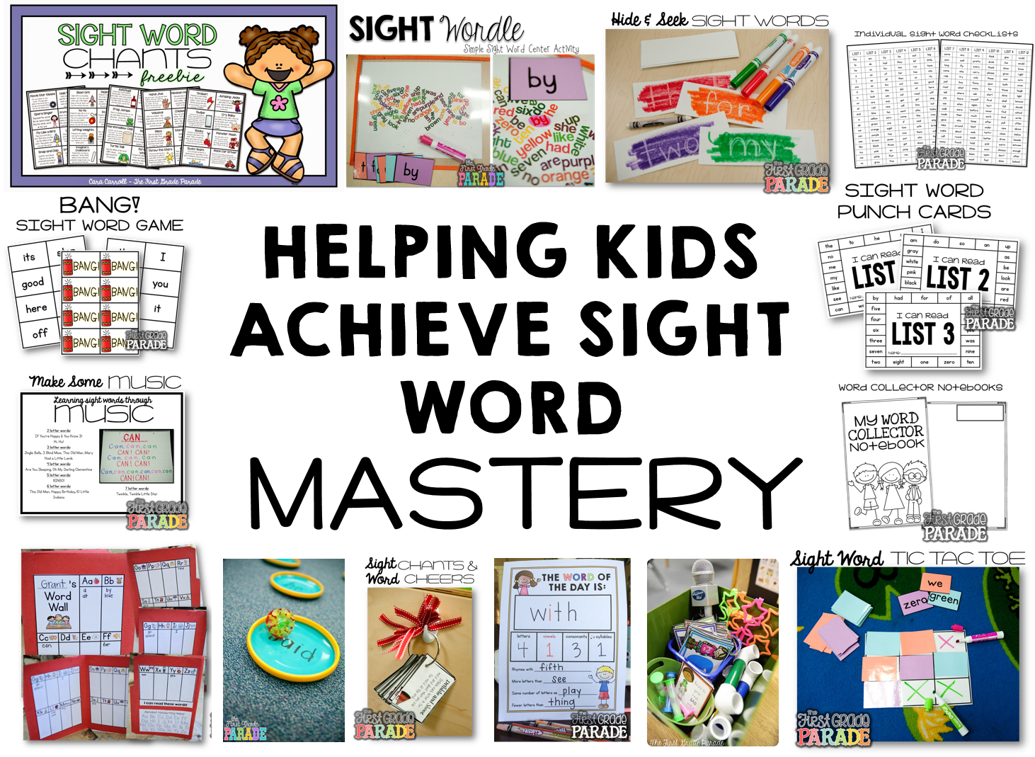 Sight word mastery intervention. Focus clipart group activity