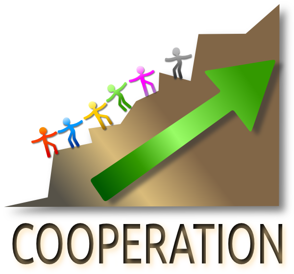 Support clipart cooperation. Excavation panda free images