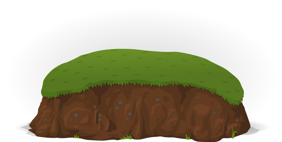 Field soil background