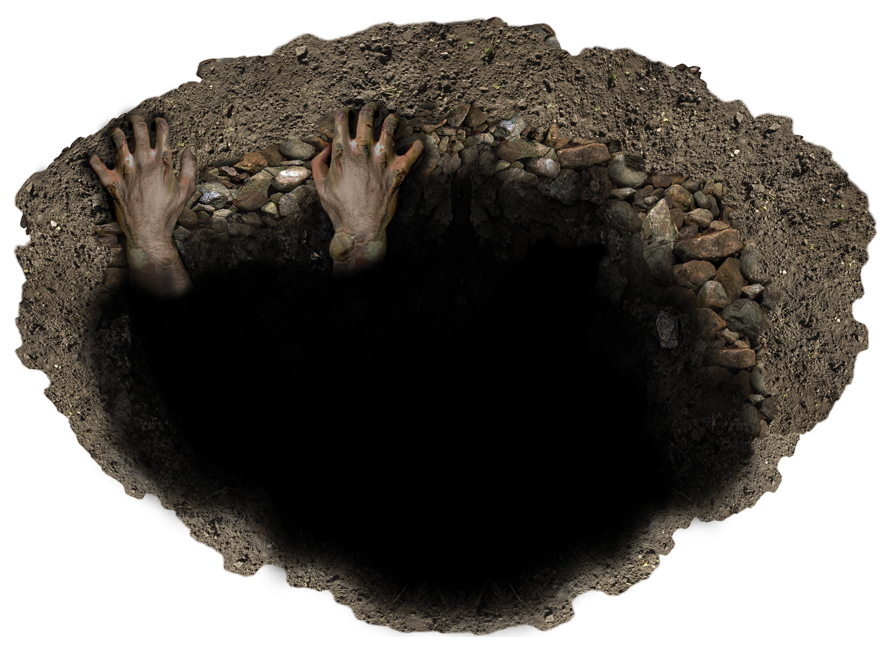 hole clipart brown ground