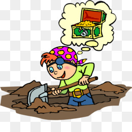 dig clipart hidden treasure