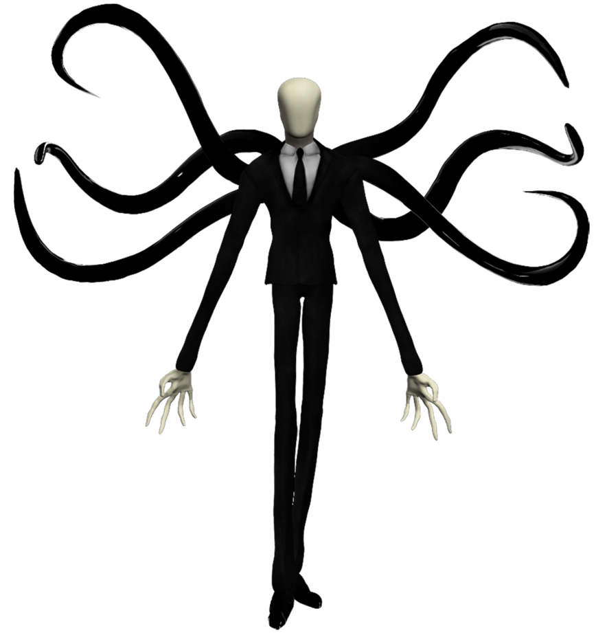 Tall clipart realistic. Slenderman resource stock by