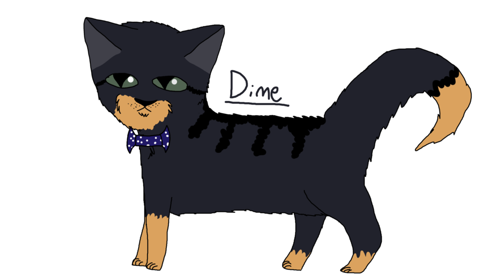 dime clipart tail