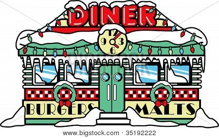 diner clipart 1950s person