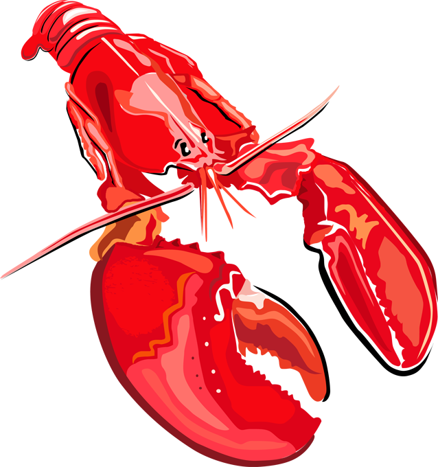 lobster clipart vintage