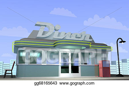 Stock illustration gg gograph. Diner clipart drawing
