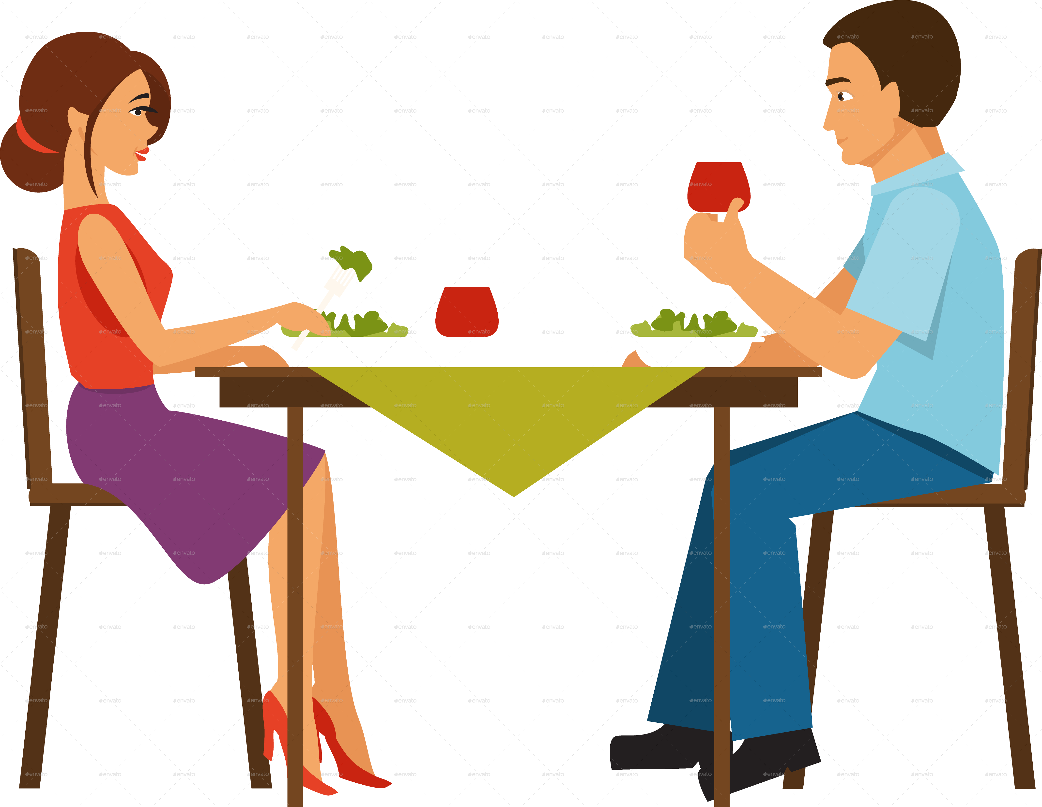 Love languages copy on. Dinner clipart couple dinner