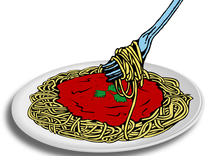 italian clipart spaghetti sauce