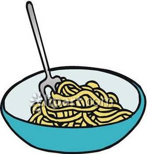 spaghetti clipart bowl pasta