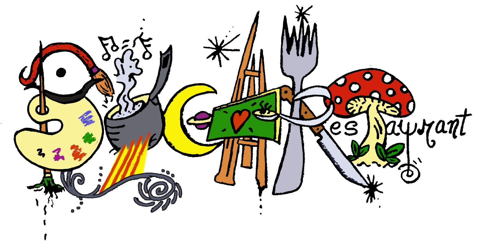 Dinner clipart cenar. Bocart restaurant 