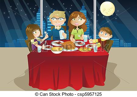Station . Dinner clipart cenar