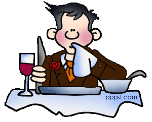 Dinner clipart dining etiquette. Free presentations in powerpoint