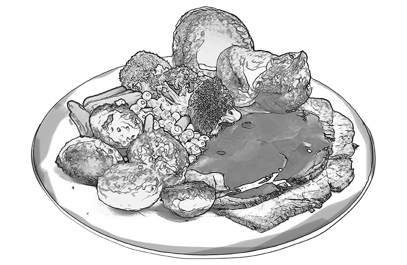 Dinner clipart food drawing. The norton tavern traditional