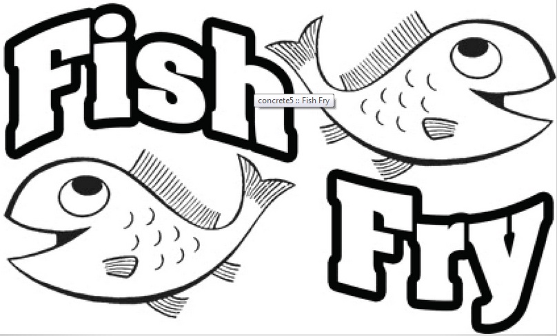 dinner clipart fried fish
