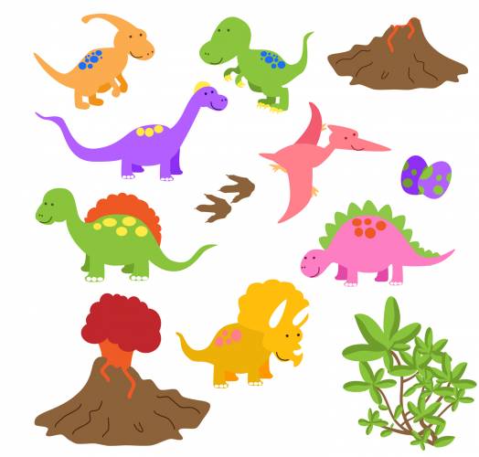 dinosaur clipart childrens