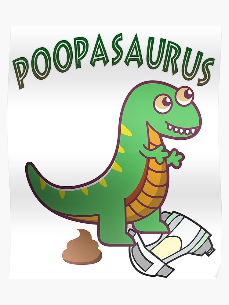 dinosaur clipart poop