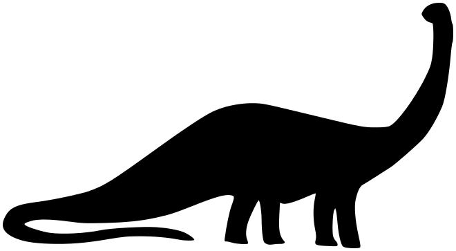 dinosaur clipart shadow